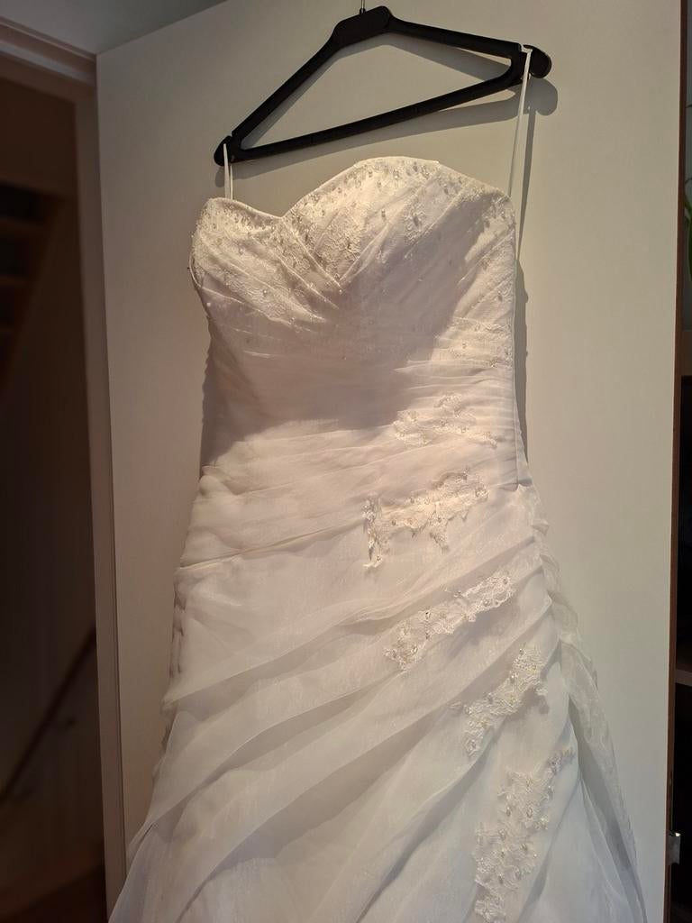 Trouwkleed Couture Ann, Kleding | Dames, Ophalen, Trouwjurk, Wit, Zo goed als nieuw