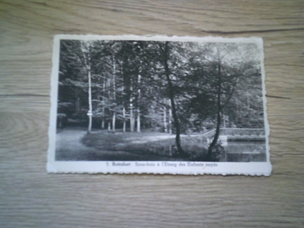 BOITSFORT: N 5 - Sous-Bois a l’Etang des Enfants noyés, Enlèvement ou Envoi, 1920 à 1940, Affranchie, Bruxelles (Capitale)