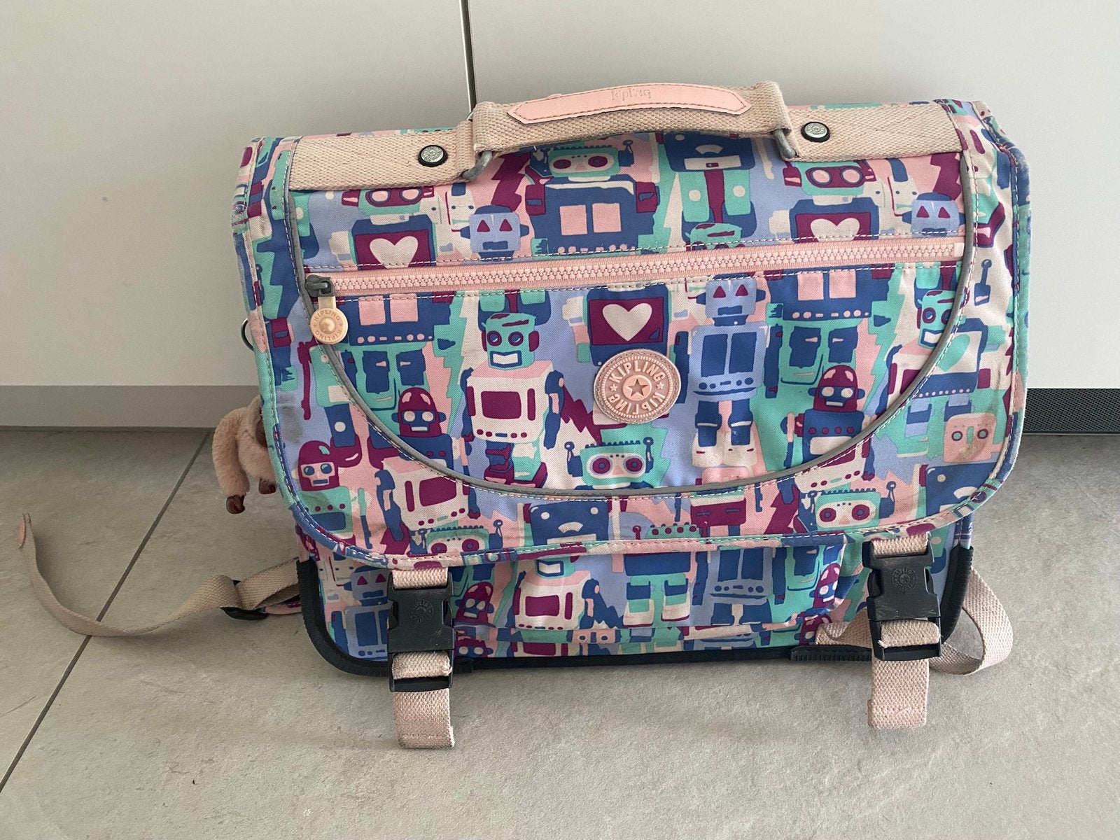 Kipling boekentas in bijna nieuwstaat, Ophalen of Verzenden, Zo goed als nieuw