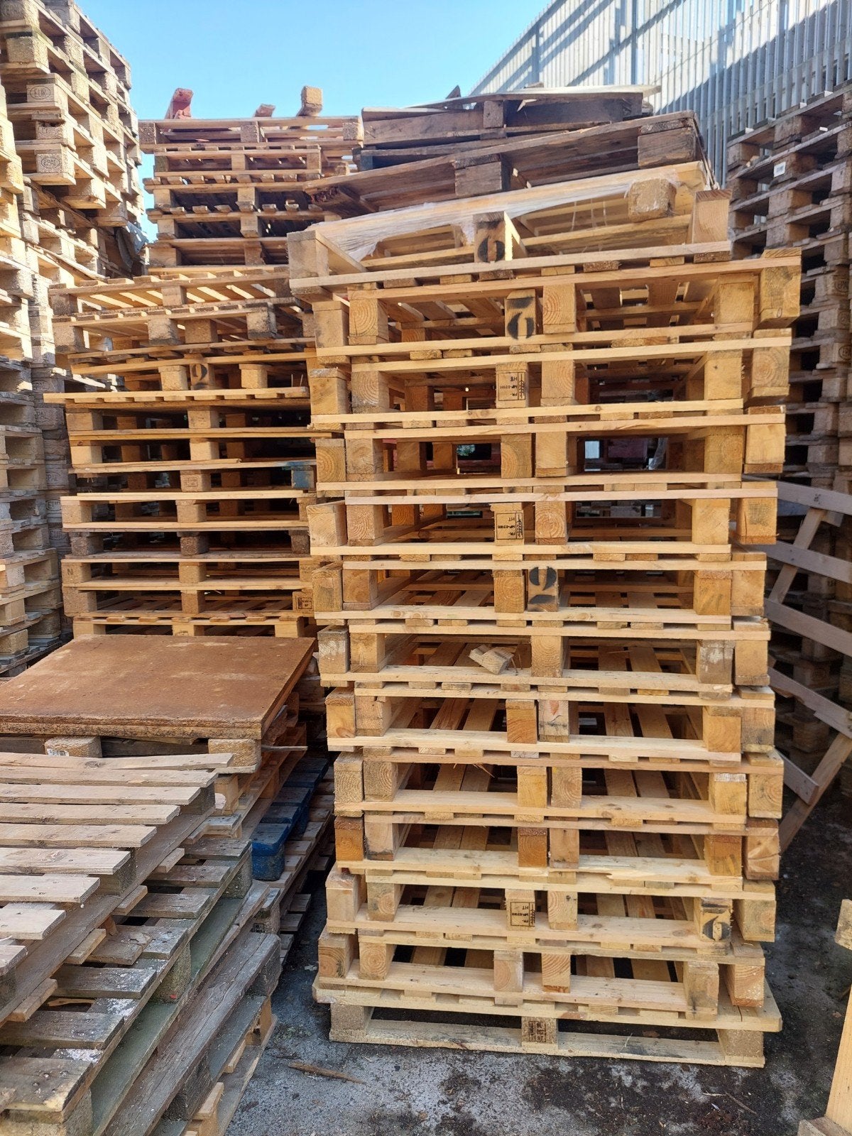 Bois de chauffage, palettes., Enlèvement