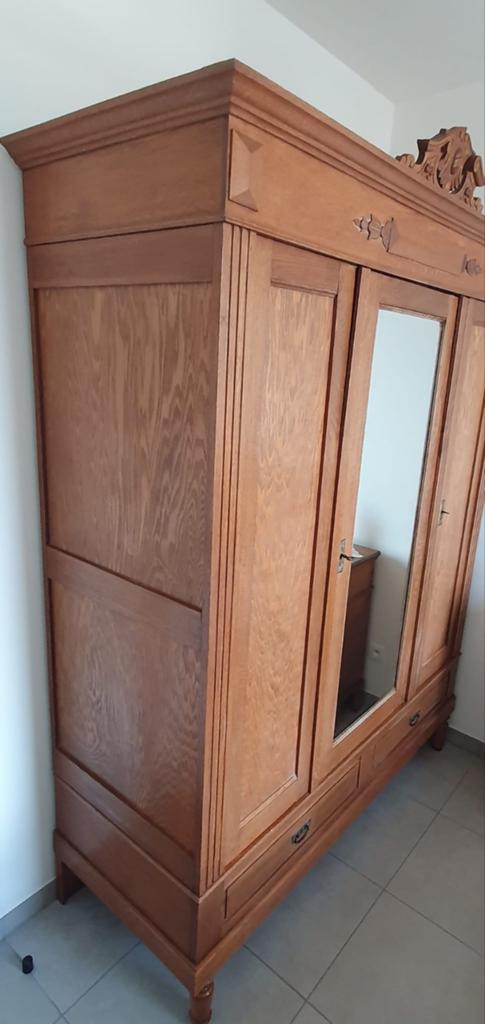 KOOPJE ! ANTIEKE SLAAPKAMER., Huis en Inrichting, Slaapkamer | Complete slaapkamers, Ophalen, Twijfelaar