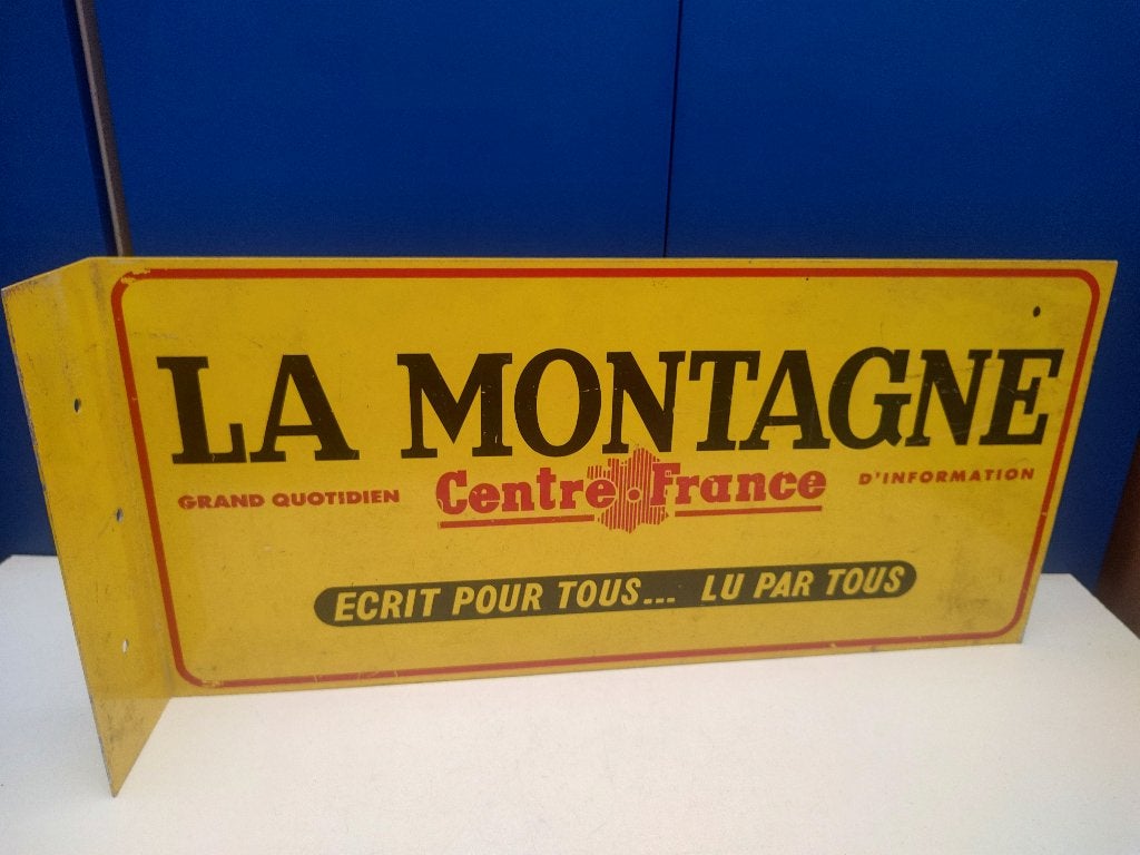 Reclame bord "La Montagne", Collections, Enlèvement