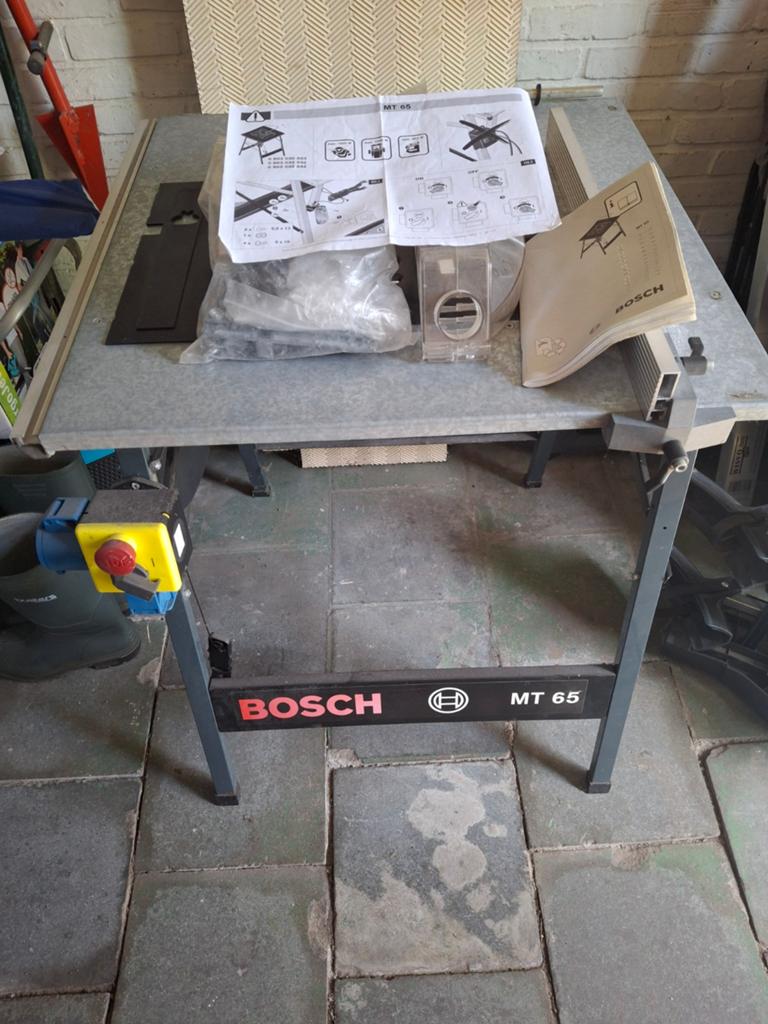 Bosch werktafel MT26, Enlèvement, Scie circulaire