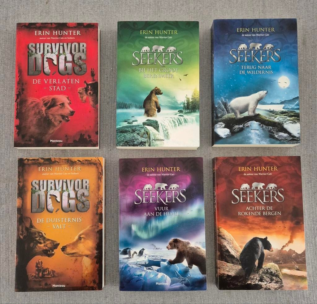 Erin Hunter - Seekers / Suvivor dogs, Boeken, Ophalen, Erin Hunter