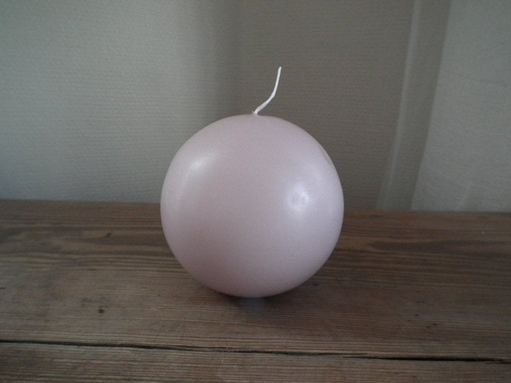 Bougie ronde (hauteur 11 cm) nouveau, sans étiquette, Autres marques, Rose, Bougie, 11 cm