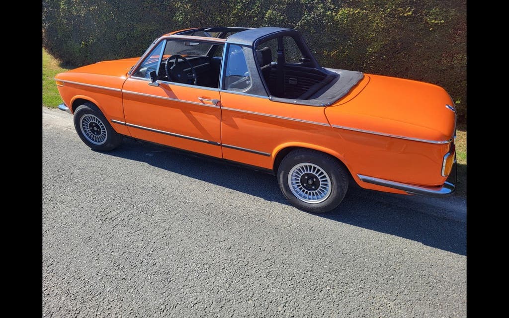 BMW 2002 BAUR TARGA CABRIO E10 1975 NIEUWSTAAT, foto 3