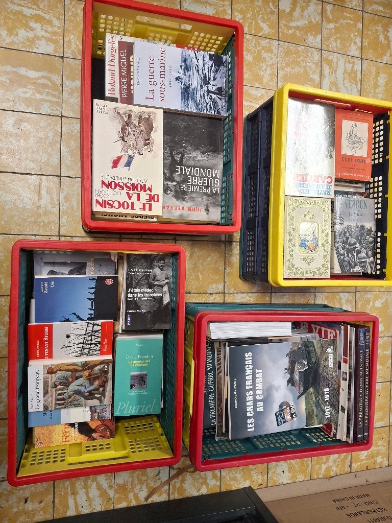 Lot livres guerre 14-18, Enlèvement, Avant 1940, Utilisé, Général