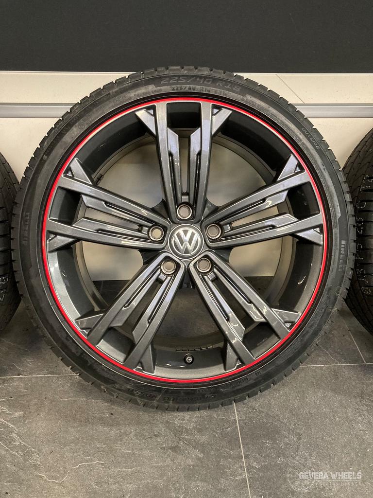 18” originele Volkswagen Golf 5 6 7 8 Sevilla velgen banden, Autos : Pièces & Accessoires, Pneus & Jantes, Pneus et Jantes, Pneus été