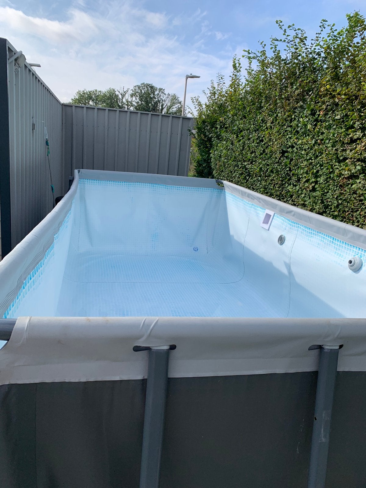 Zwembad intex 5,50x3,00x1,30, Tuin en Terras, Zwembaden, 200 tot 300 cm, Zo goed als nieuw, Rechthoekig, Ophalen