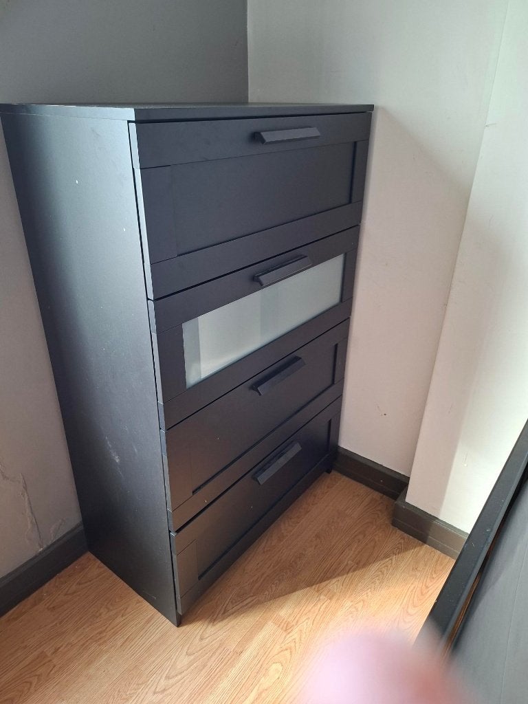 commode, 3 ou 4 tiroirs, 25 à 50 cm, Enlèvement, Utilisé