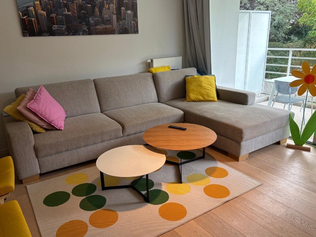 Canapé Sorvallen 4 places, avec méridienne, Maison & Meubles, Enlèvement, Utilisé, Bois, Modern