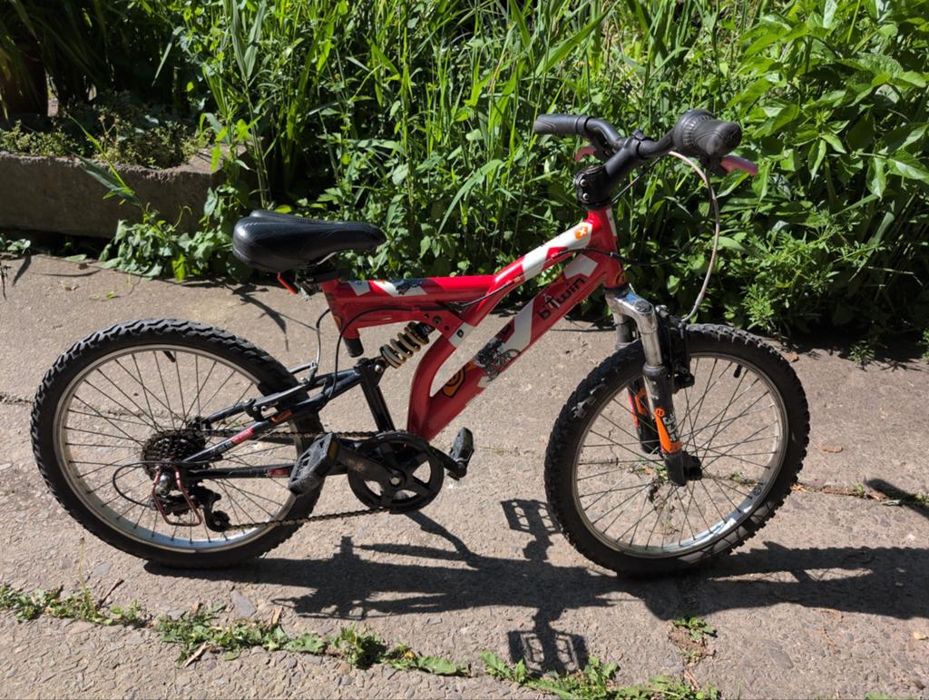 VTT full suspendu 20' B'Twin, Vélos & Vélomoteurs, Enlèvement