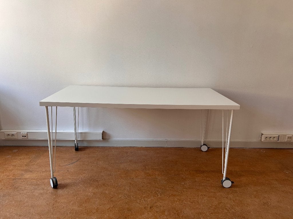 Bureau IKEA à roulettes, Avec roues, Bureau d'ordinateur, Enlèvement, Utilisé
