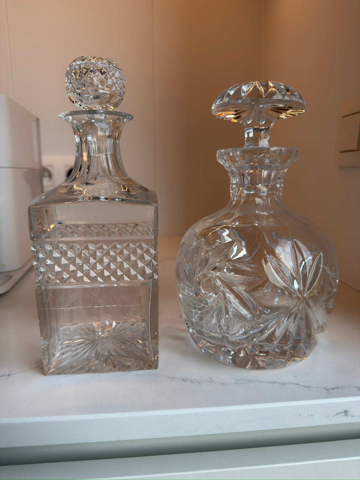 Kristallen karaffen, Antiek en Kunst, Antiek | Glaswerk en Kristal, Ophalen