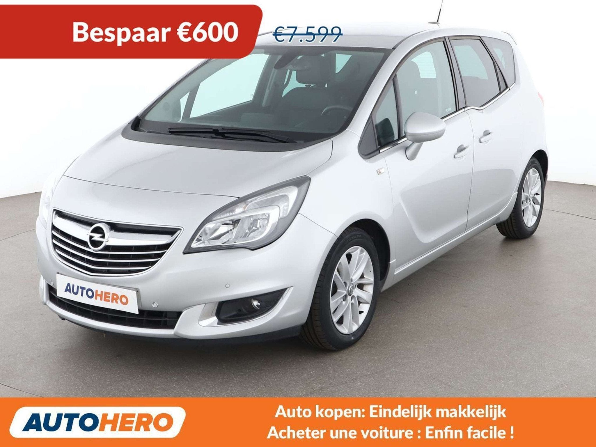 Opel Meriva 1.6 CDTI DPF Innovation (bj 2015), Voorwielaandrijving, 1518 kg, Gebruikt, Zwart