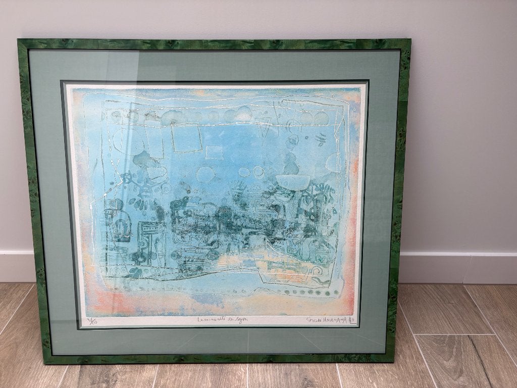 Litho, Antiquités & Art, Avec verre, Enlèvement, Lithographie