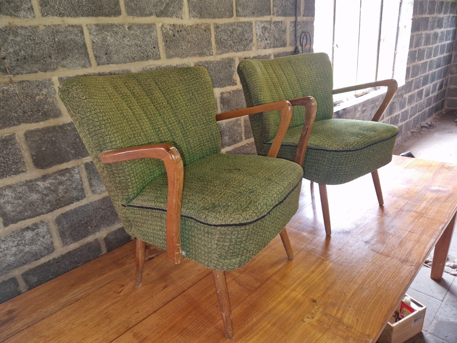 Chaises à cocktail vintage, Antiquités & Art, Enlèvement