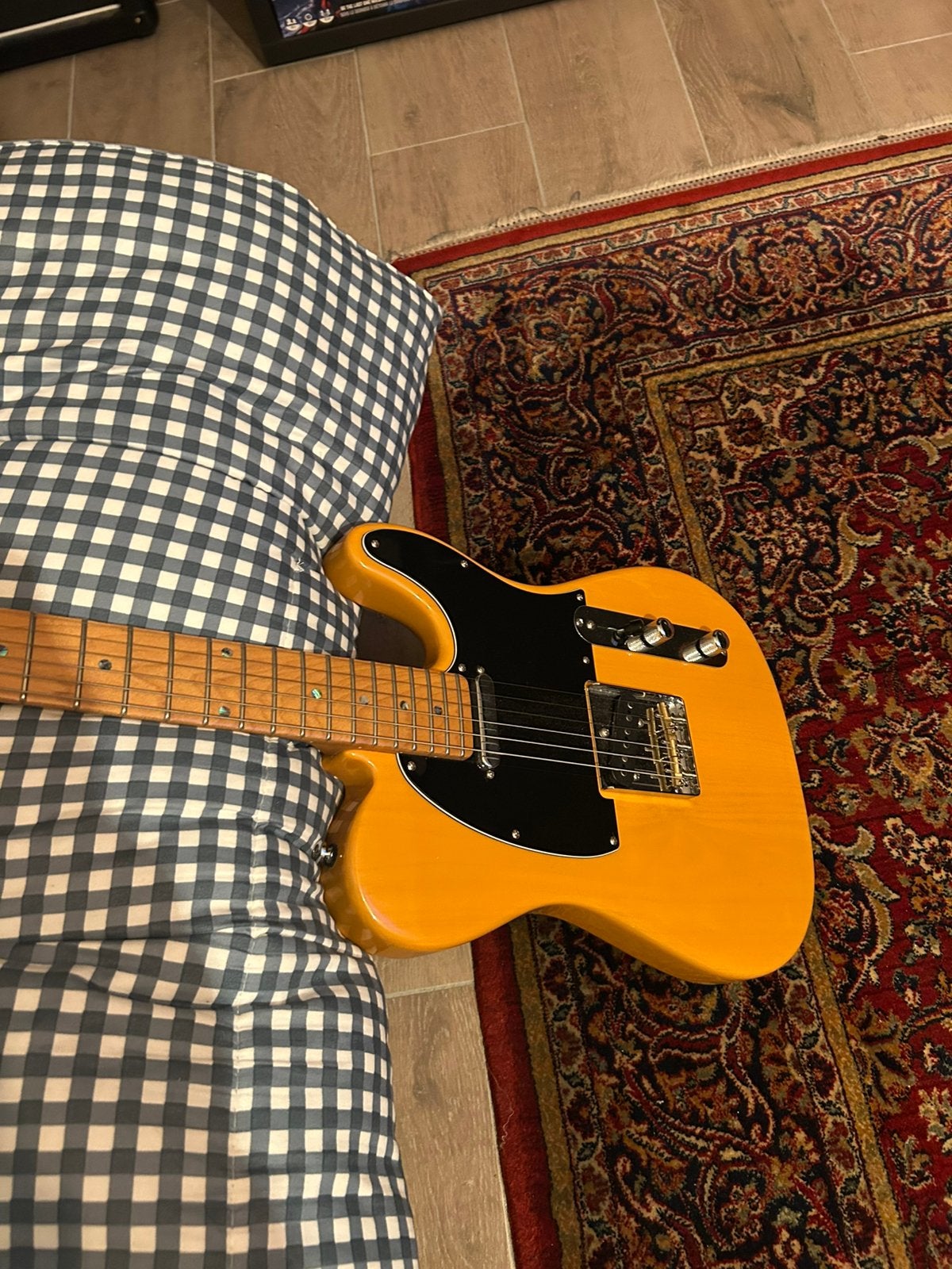Telecaster sire t7 butterscotch met locktuners, Muziek en Instrumenten, Ophalen, Zo goed als nieuw, Overige merken