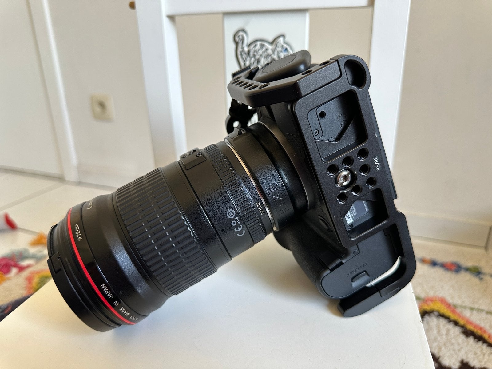 Canon r6 mark ii + cage, shutter 20K, Sans zoom optique, Canon, GPS, Batterie