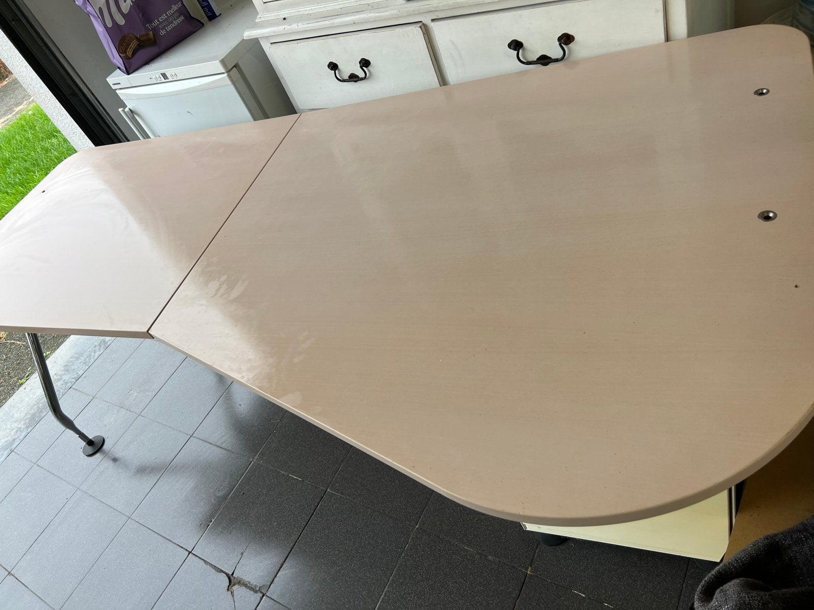 Vitra bureau, Ophalen, Gebruikt, Beige, Hout