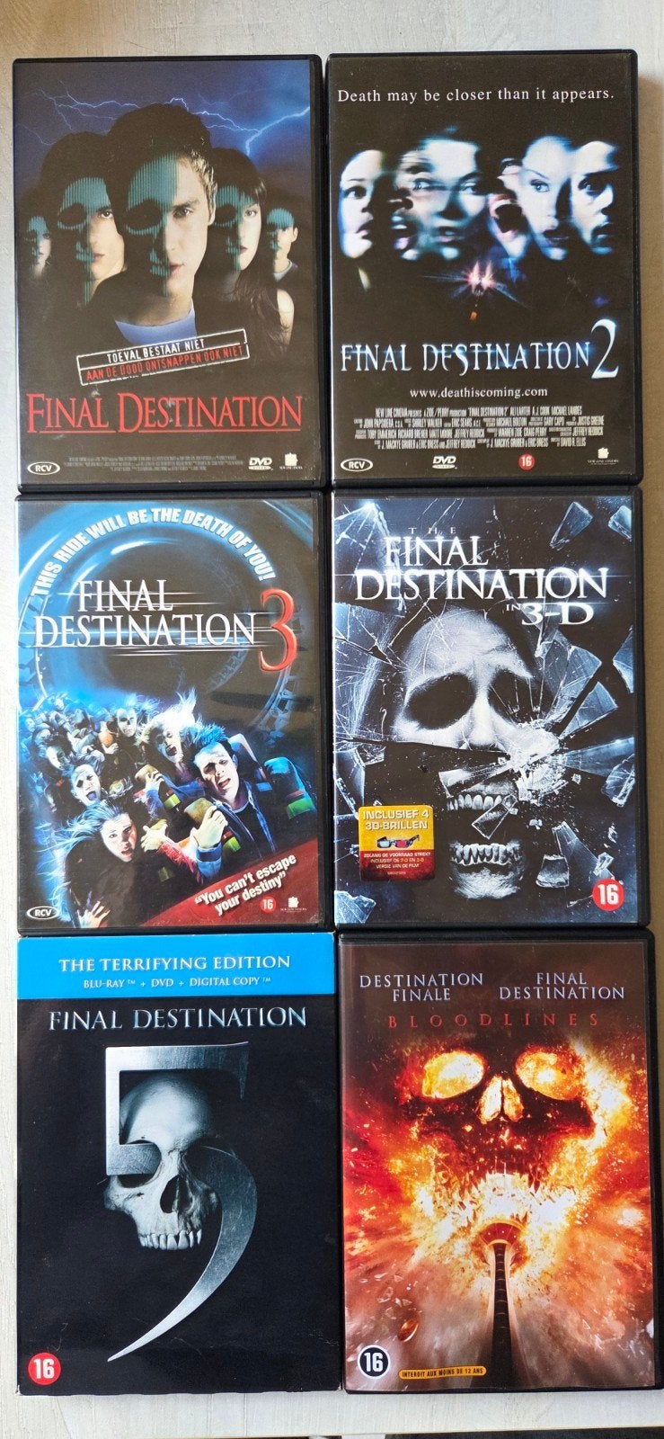 Final destination compleet!!(1blu ray), Cd's en Dvd's, Ophalen