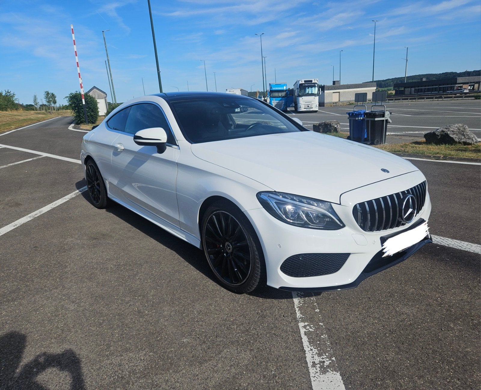 Mercedes c220d c205 amg 135.000 km, Achat, Euro 6, Toit panoramique, 2 portes