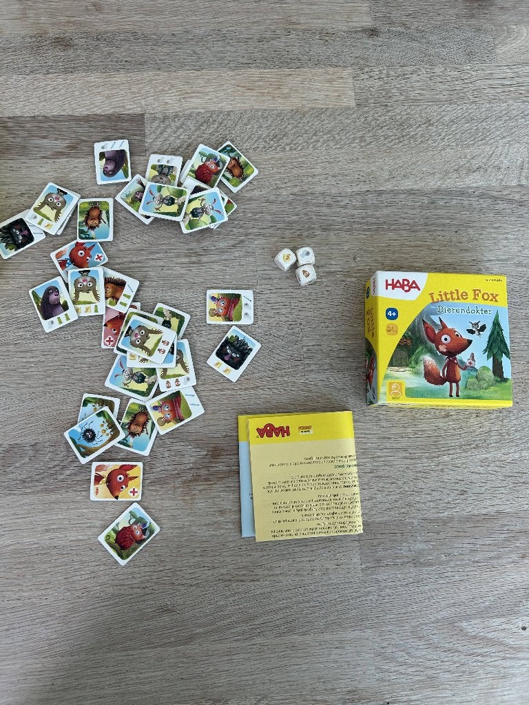 Haba Little Fox Dierendokter gezelschapsspel, Hobby en Vrije tijd, Gezelschapsspellen | Bordspellen, Een of twee spelers, Ophalen