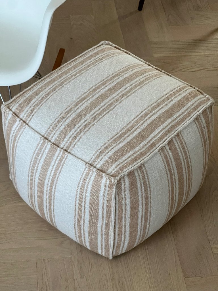 Scapa Home pouf / voetenbank – voor binnen én buiten, Maison & Meubles, Enlèvement, Comme neuf, Beige, Autres types