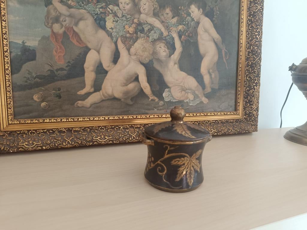Bol antique japonais en étain, Enlèvement ou Envoi