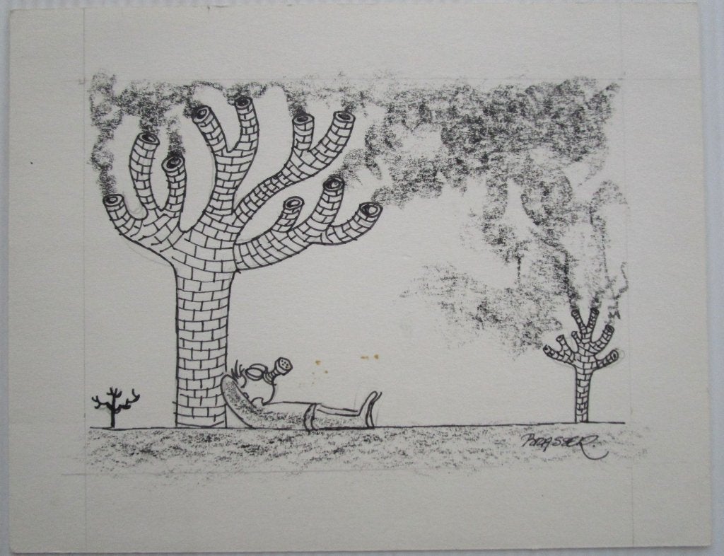 BRASSER - Belle bande dessinée (1973) sur papier, Enlèvement ou Envoi, Dessin, Signé