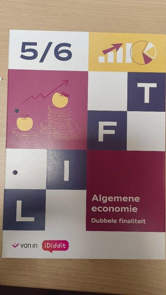 Lift 5/6 Algemene economie Dubbele finaliteit - ongebruikt, Boeken, Schoolboeken, Ophalen of Verzenden, Nieuw, Economie