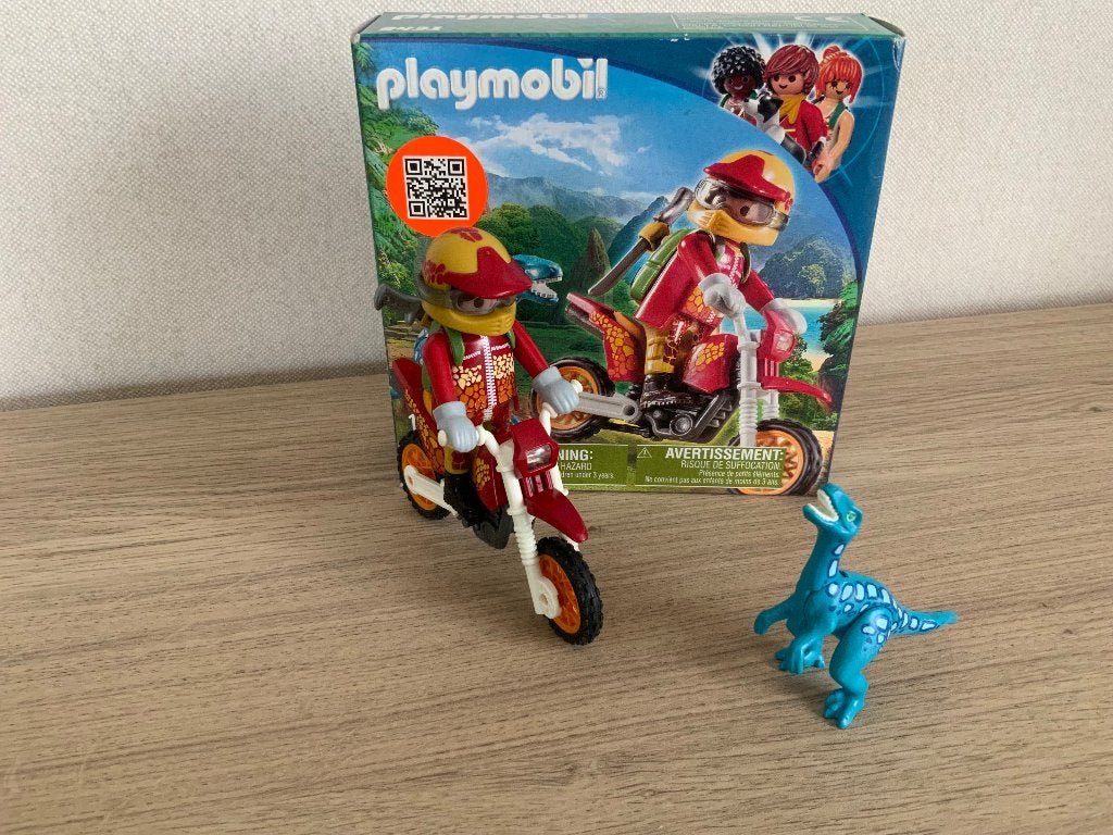 Playmobil 9431motocrossrr met raptor(pekel ontbreekt), Kinderen en Baby's, Ophalen, Gebruikt, Voertuig