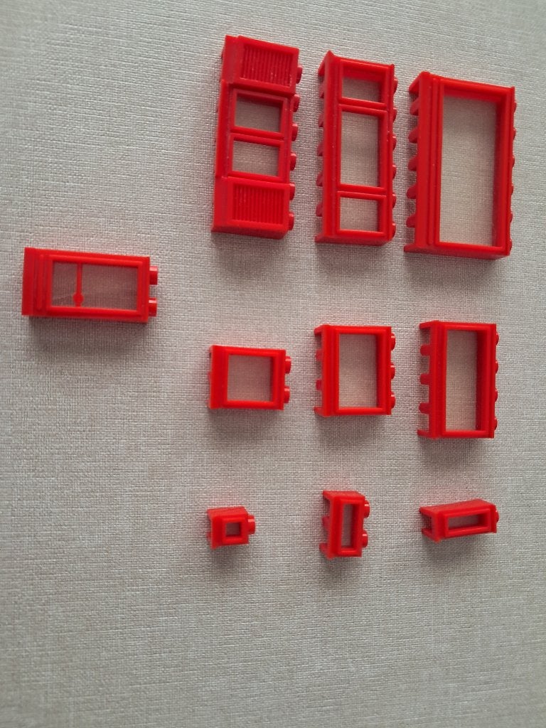 Lego vintage deuren en ramen 214 rood, Kinderen en Baby's, Speelgoed | Duplo en Lego, Lego, Accessoire, Architecture, Ophalen of Verzenden