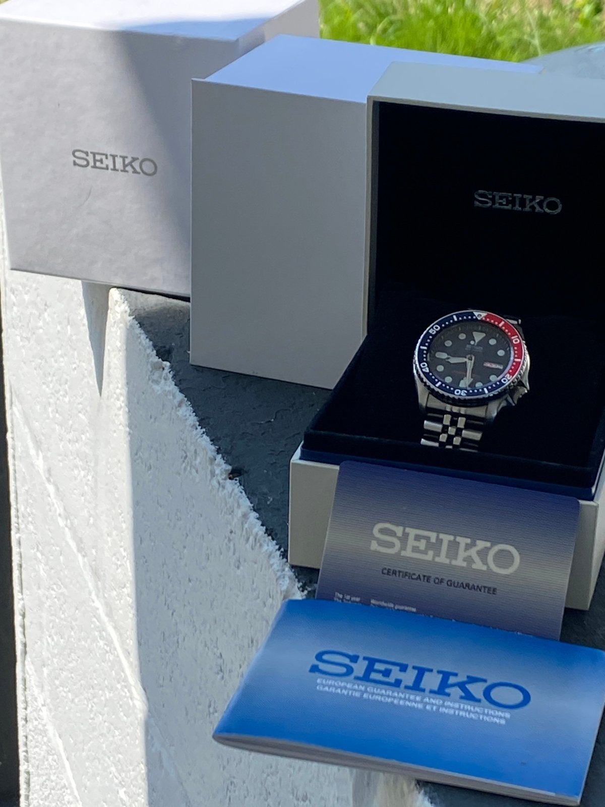 Seiko Skx 009 Diver Automatic - Full Set, Montre-bracelet, Seiko, Enlèvement ou Envoi, Acier