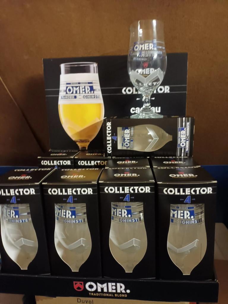6 verres omer collector, Enlèvement