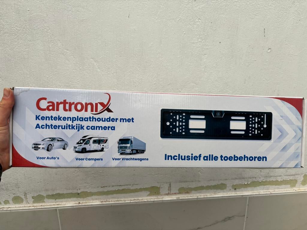 Support de plaque d'immatriculation avec caméra de recul, Enlèvement, Neuf
