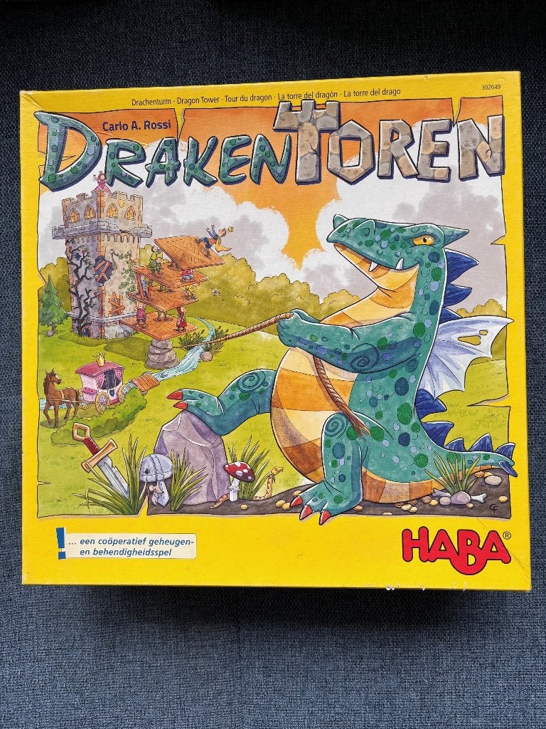 Gezelschapspel HABA Drakentoren, Enlèvement ou Envoi, Utilisé, Haba