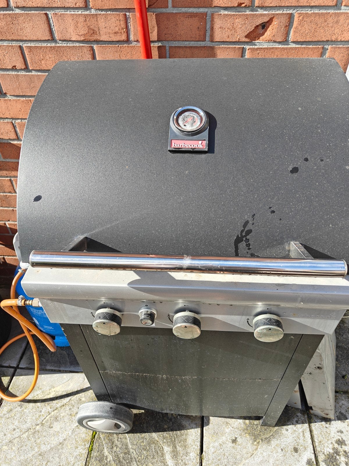 bbq op gas, Ophalen, Zo goed als nieuw, Barbecoock