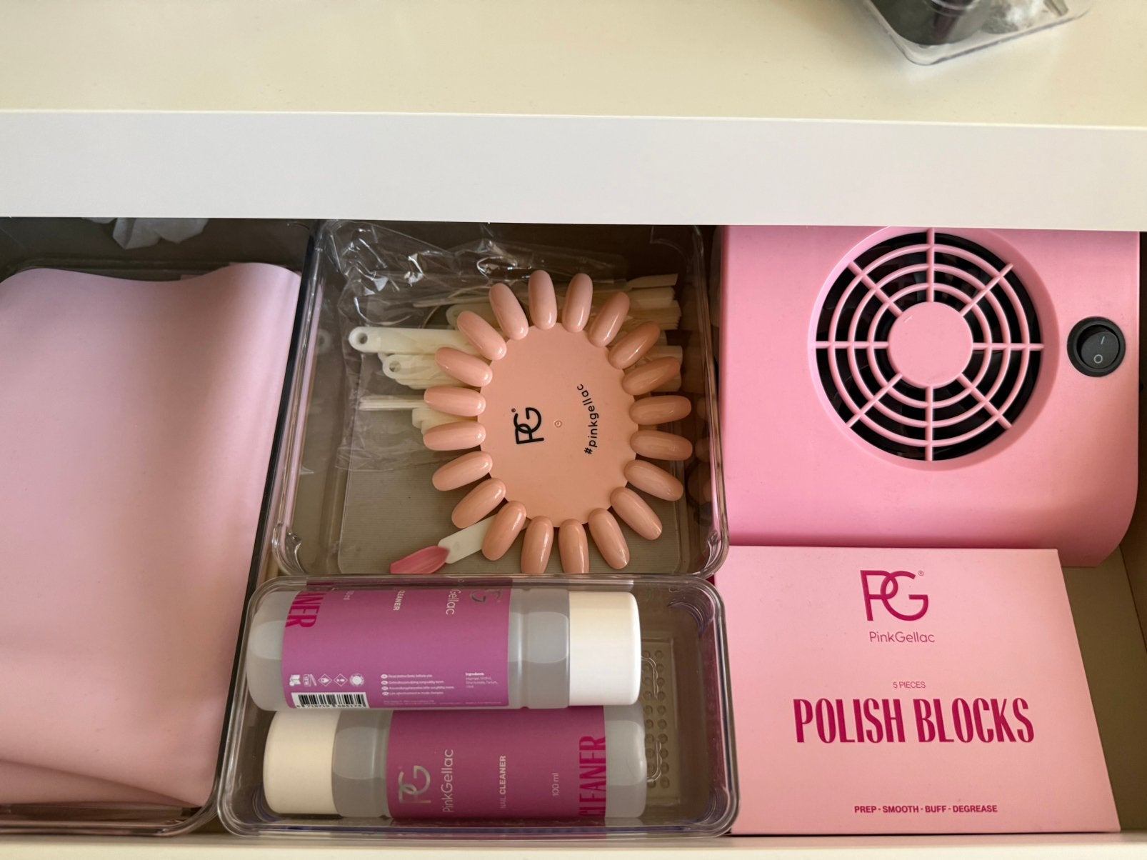 Volledige set van Pink Gellac en ProNails, Ophalen of Verzenden, Zo goed als nieuw