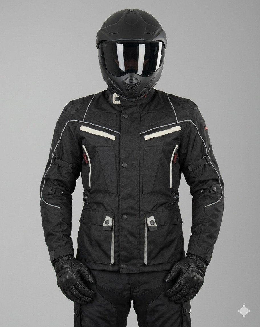600D cordura textiel motorjas nieuwe CE protectoren, Verzenden, Nieuw met kaartje, Jas | textiel