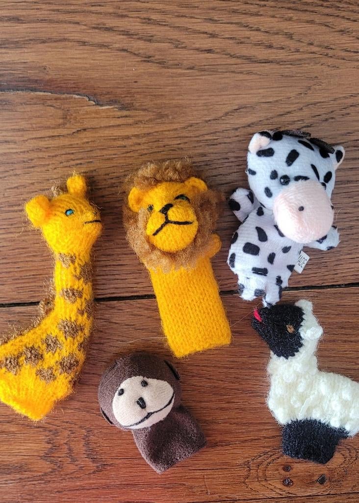 Vingerpopjes dieren, Verzamelen, Poppetjes en Figuurtjes, Ophalen, Nieuw