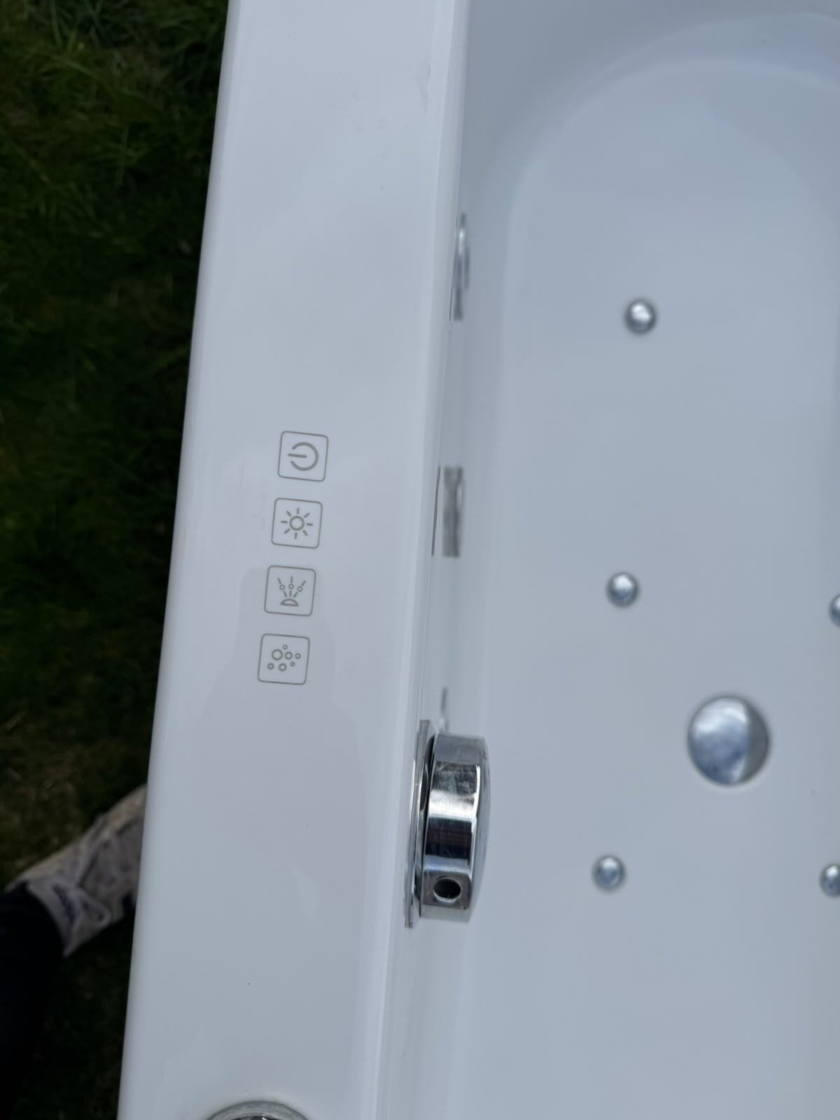bubblebad met led verlichting en 2 stand bubbles, Huis en Inrichting, Ophalen