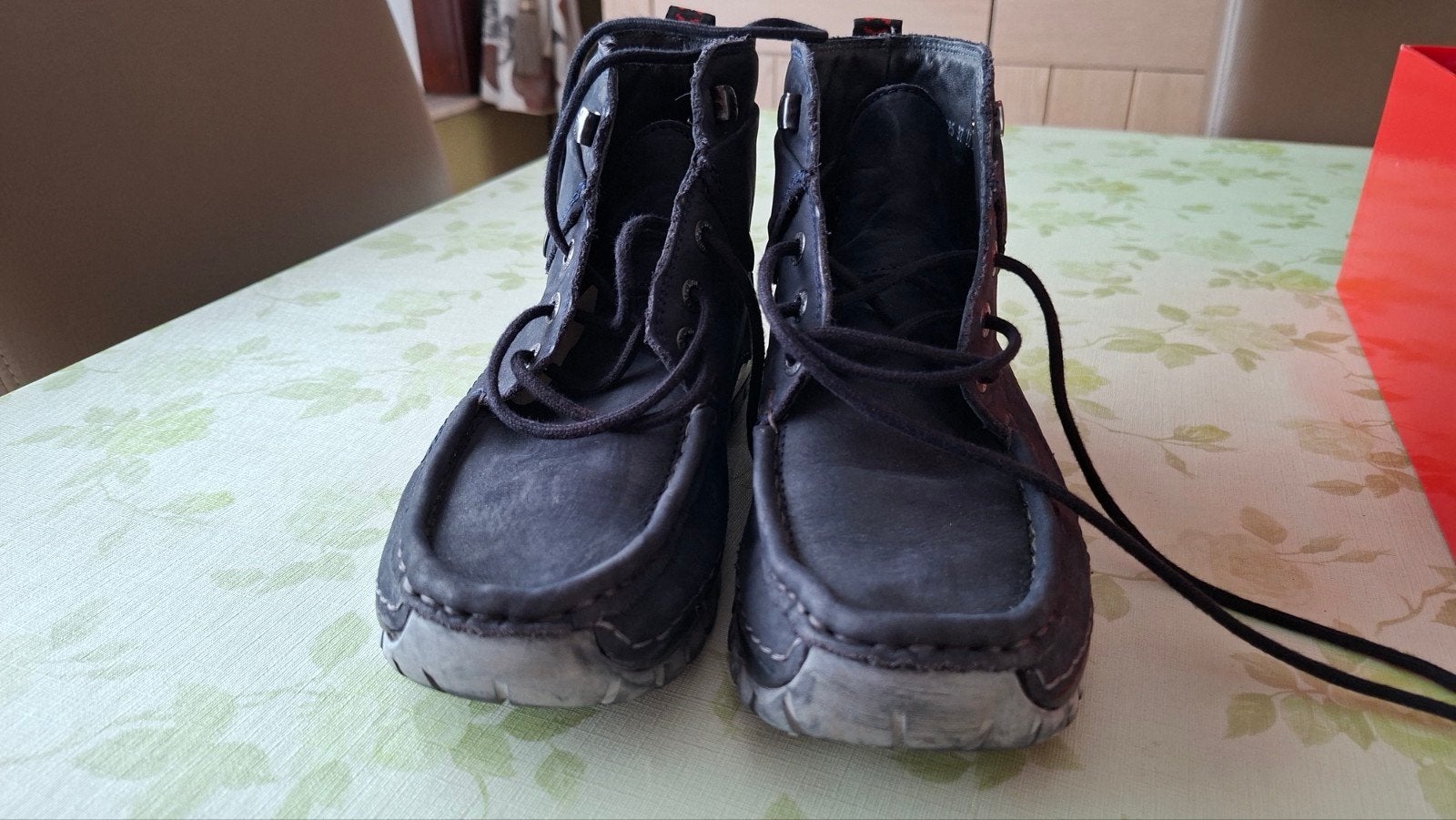 Wolky schoenen maat 37 ,donkerblauw met uitneembare zolen., Ophalen