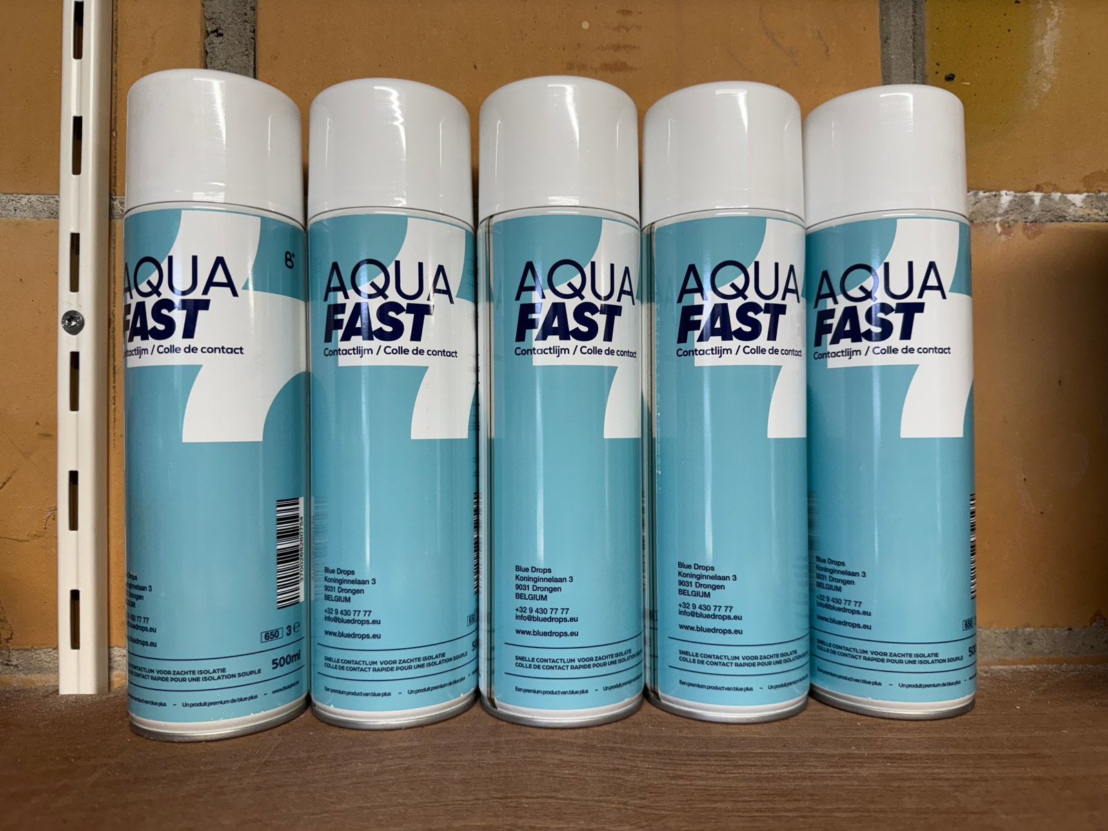 5 x Aquafast snelle contactlijm voor zachte isolatie, Ophalen, Nieuw, Overige materialen