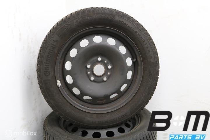 Set 16 inch velgen + winterbanden Golf 7 / A3 KBA44552, Gebruikt, Velg(en)