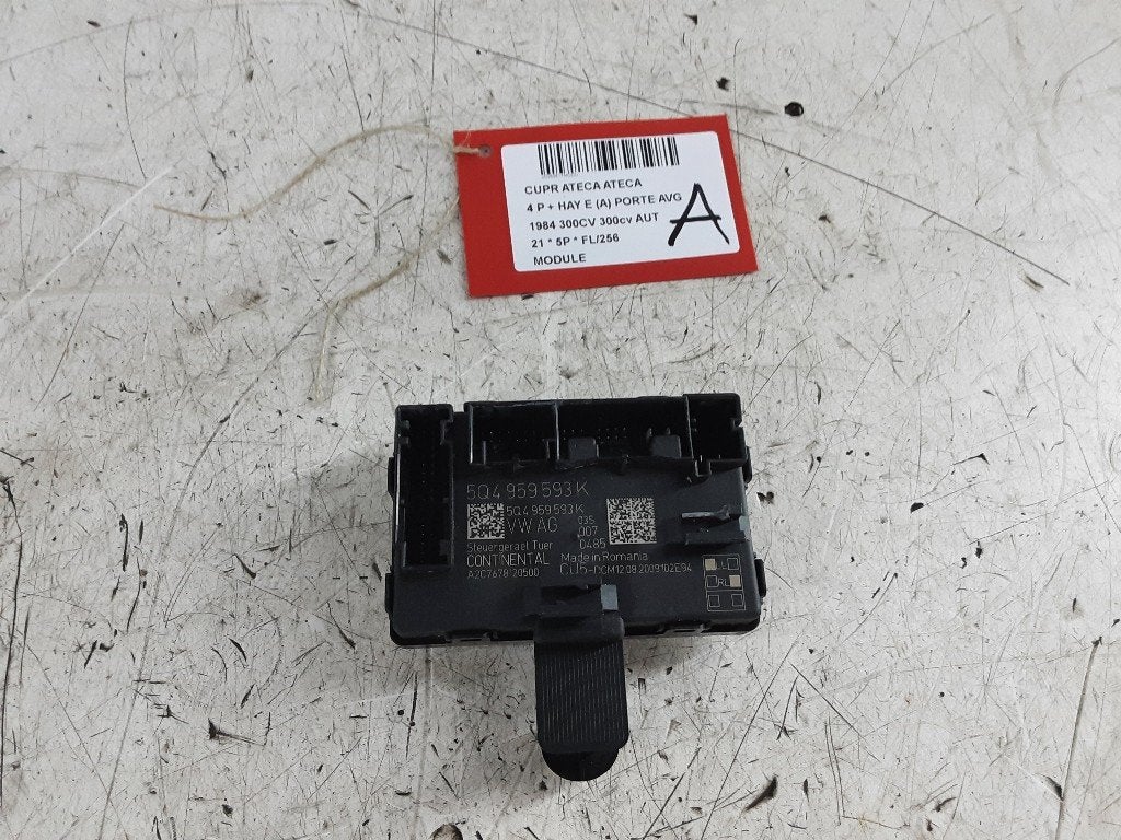 UNITE ELECTRONIQUE Cupra Ateca (01-2018/-) (5Q4959593K), Mevr. I. Hauben, Utilisé, Rue de l'Espoir 34 34
4030  GRIVEGNÉE, BE, Info@Collignon.be