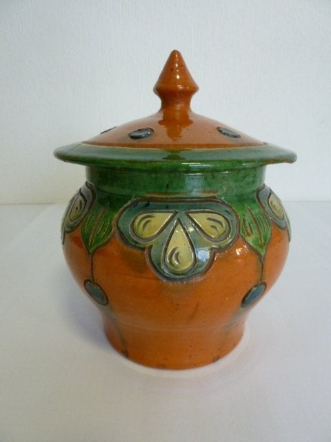 Keramiek/aardewerk tabakspot in Vlaams Aardewerk 20cm, Antiek en Kunst, Ophalen of Verzenden