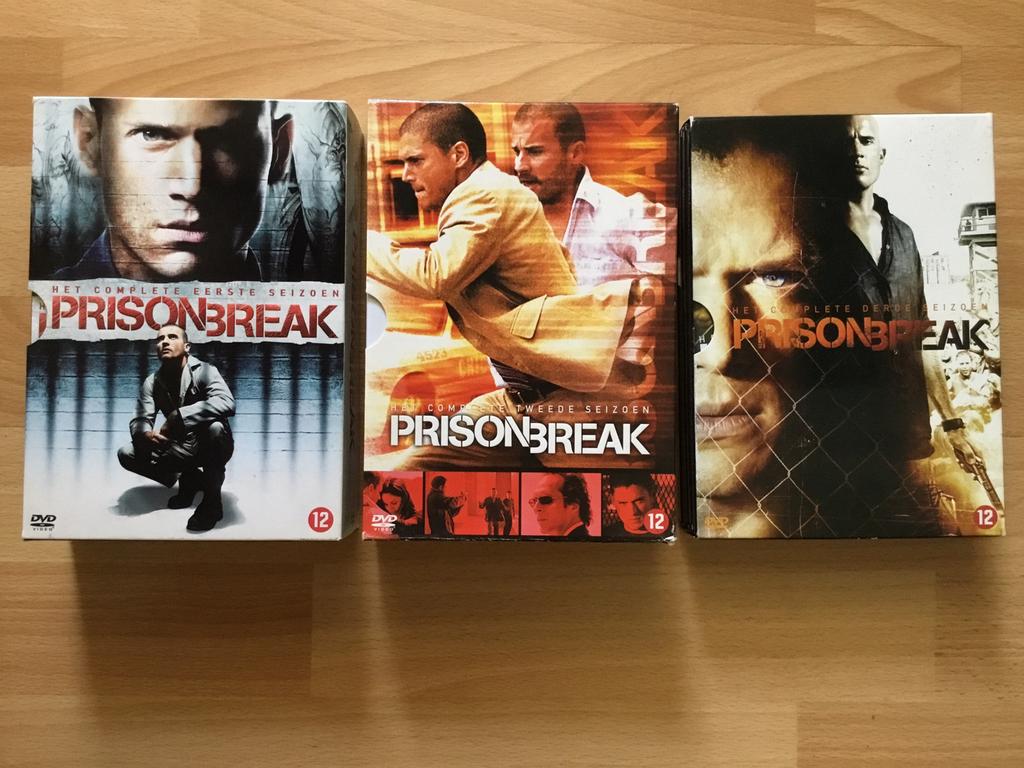 Dvd’s Prison Break seizoen 1 t.e.m. 3, Ophalen of Verzenden
