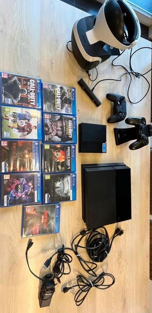 PlayStation met VR-bril, Ophalen