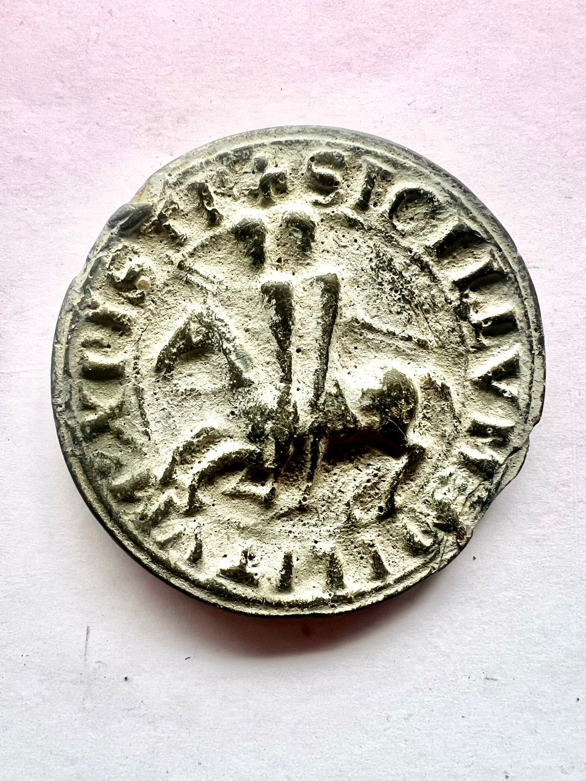 Sceau templier, sceau Chevaliers du Temple, Enlèvement ou Envoi